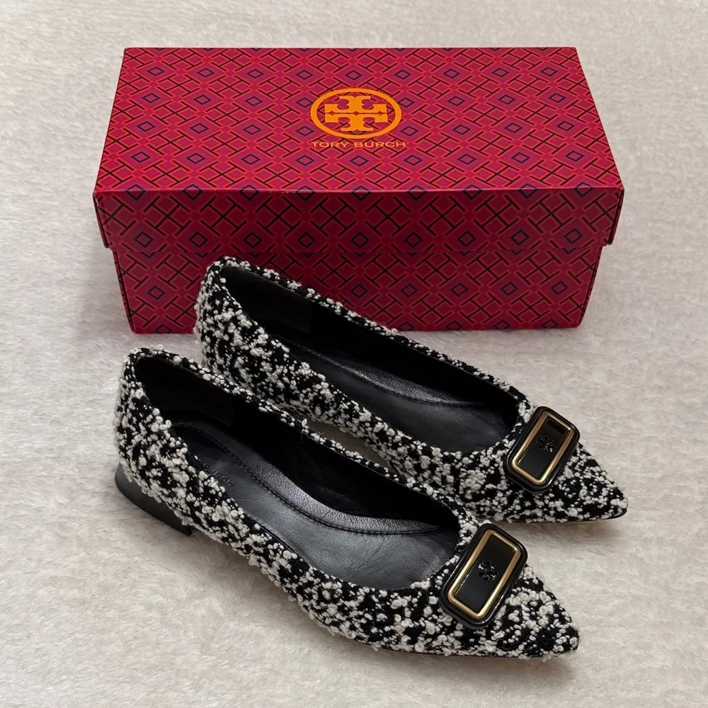 Tory Burch Georgia Pointed Toe Flat